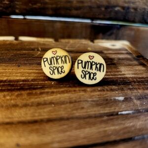B1G1! Autumn Pumpkin Spice Stud Earrings!